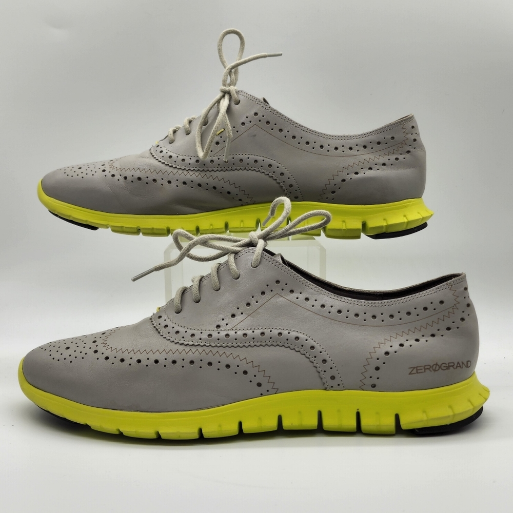 Cole Haan Gray and Yellow Athletic Shoes
